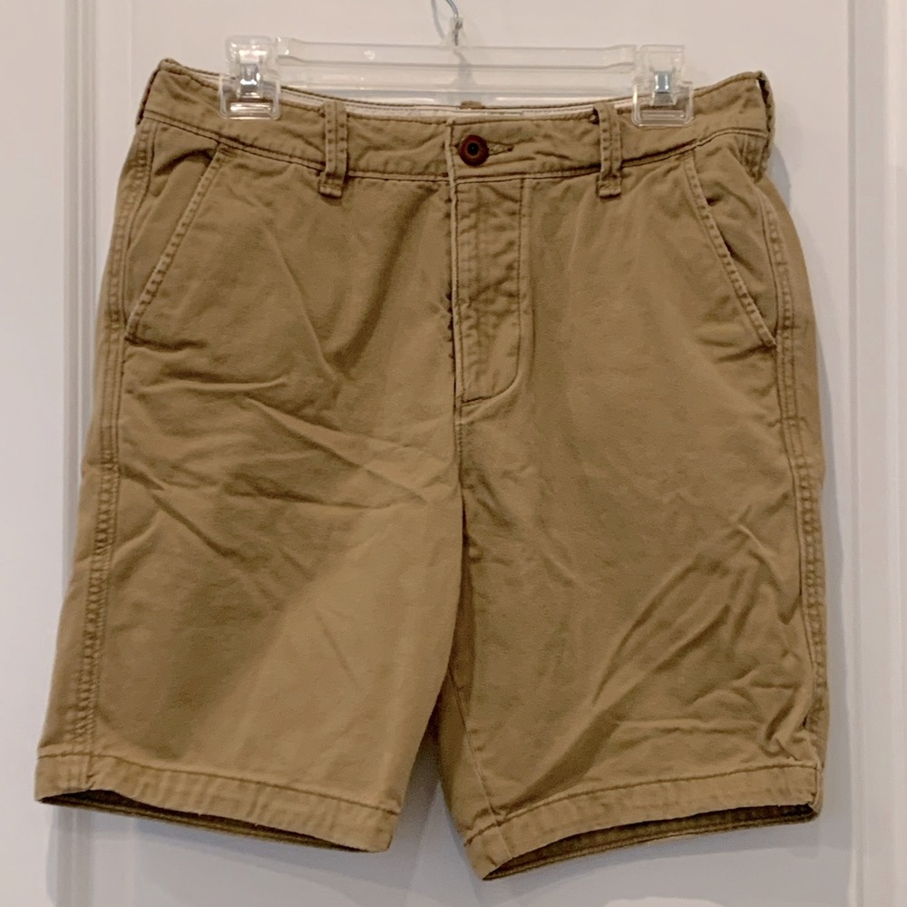 Khaki Hollister shorts, size 30, 8 inch inseam